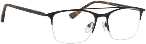 Ernest Hemingway Designer Reading Glasses H4813 Semi-Rimless Black&Tortoise 52mm 2