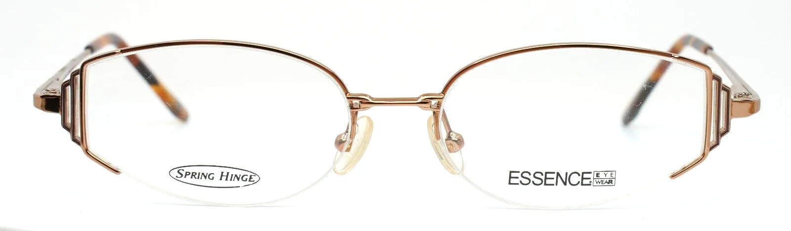 ESSENCE ES166 094 Copper Womens Oval Half Rim Eyeglasses 53-17-140 B:33 2