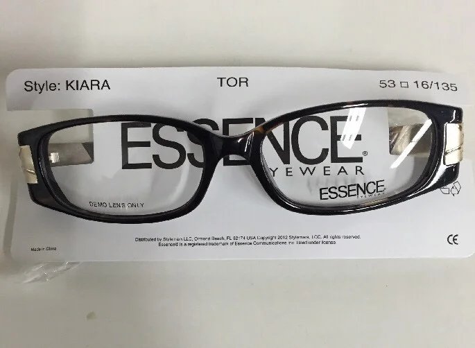Essence Reading Glasses Frames Demo Lenses StyleMark Optical:Kiara Tortoise New!