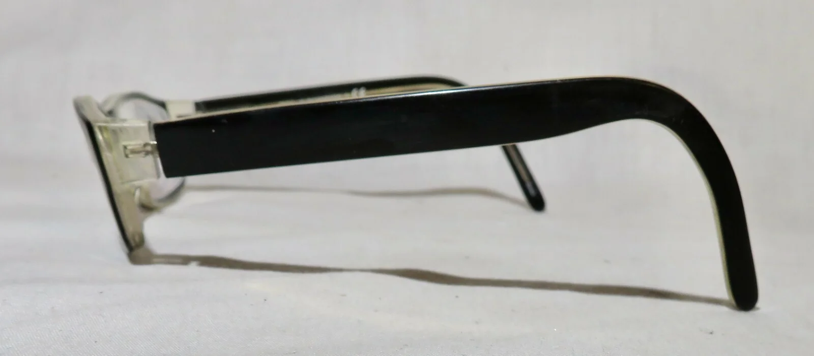 Essential EN6653 eyewear 50-17-140 Black/crystal eyeglass frame parts or repair 3