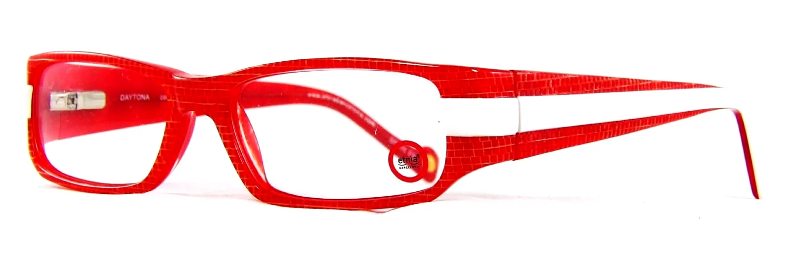 Etnia Barcelona Daytona 1/2 Wrap Bright Colorful Rectangular Eyeglasses Spain