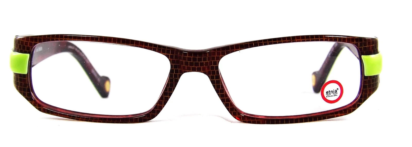 Etnia Barcelona Daytona 1/2 Wrap Bright Colorful Rectangular Eyeglasses Spain 4