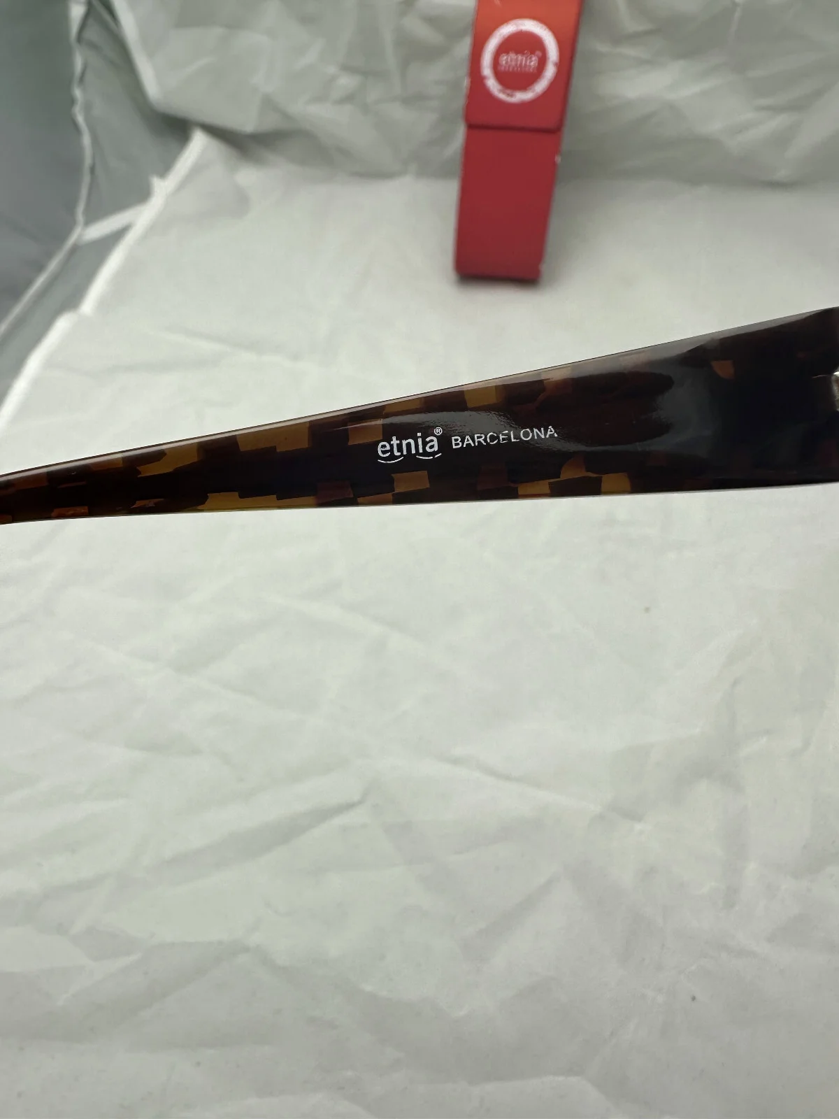 Etnia Barcelona Dubai eyeglasses frames color Brown/RED 3
