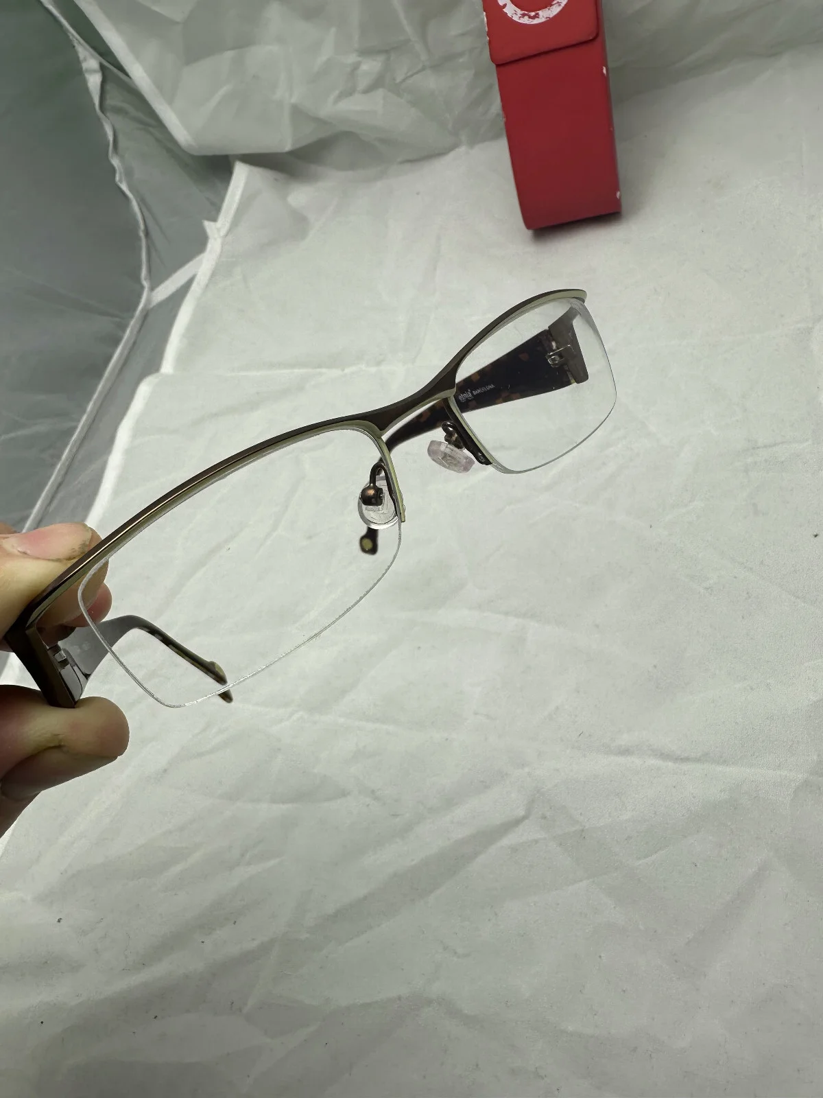 Etnia Barcelona Dubai eyeglasses frames color Brown/RED 4
