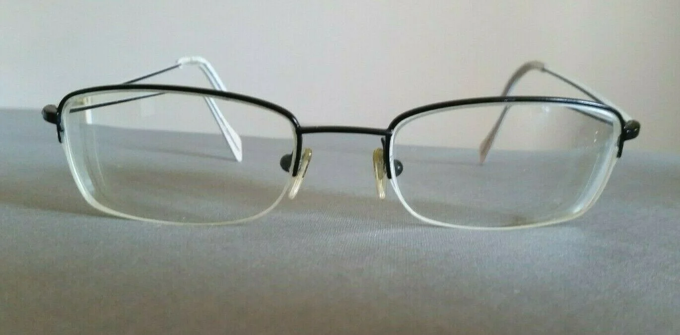 Etnia Barcelona Eyeglass Frames – Black and White Half Frames!!