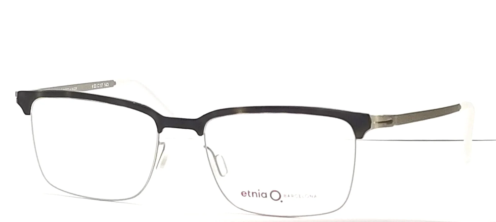 ETNIA BARCELONA EYEGLASSES FRAME MEN FARGO HVGR 53-17-143 LIGHTWEIGHT