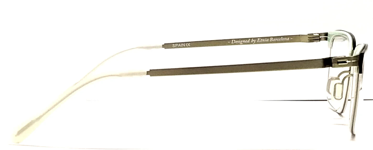 ETNIA BARCELONA EYEGLASSES FRAME MEN FARGO HVGR 53-17-143 LIGHTWEIGHT 4