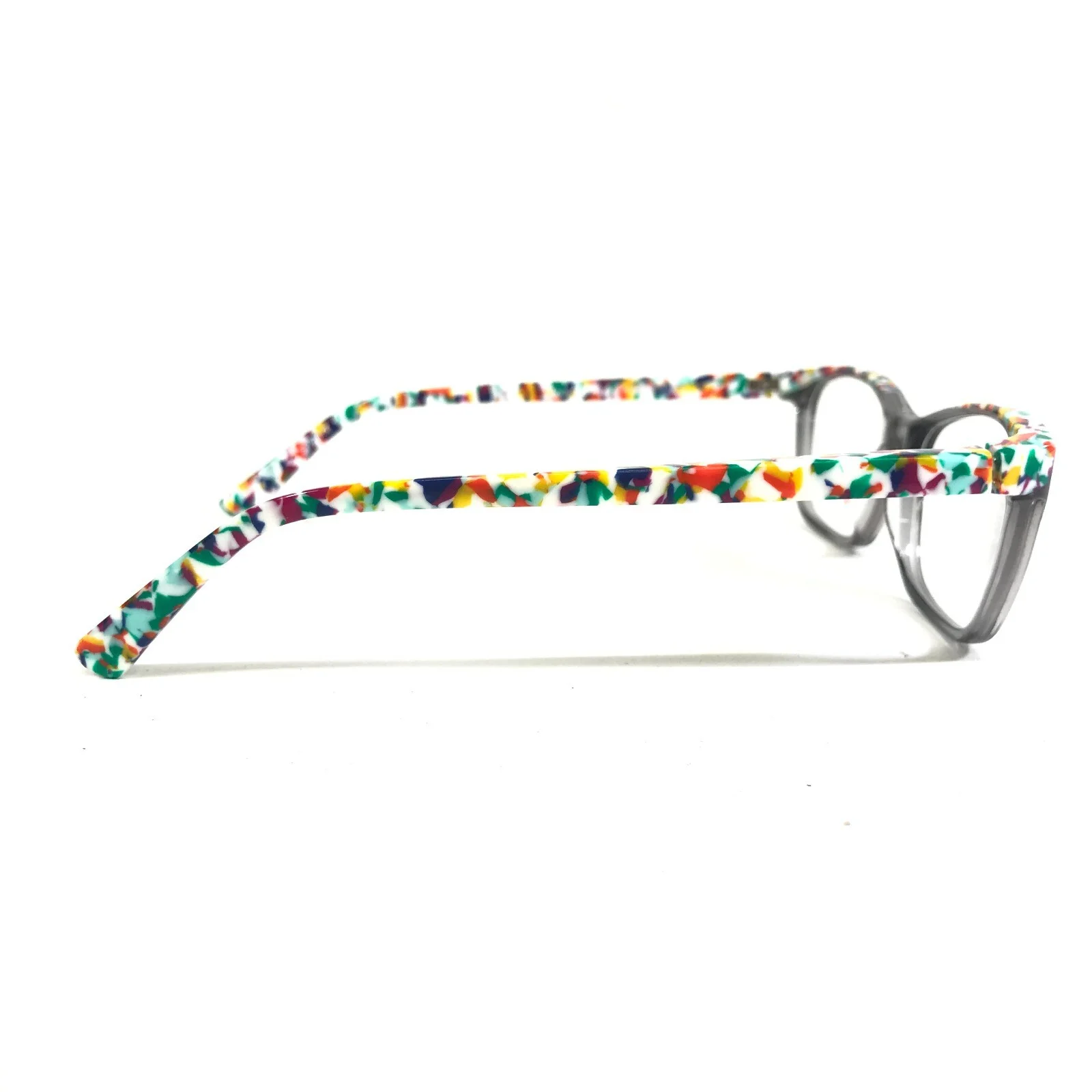 Etnia Eyeglasses Frames NIMES 15 GYGR Clear Gray Rainbow Confetti 52-16-135 4