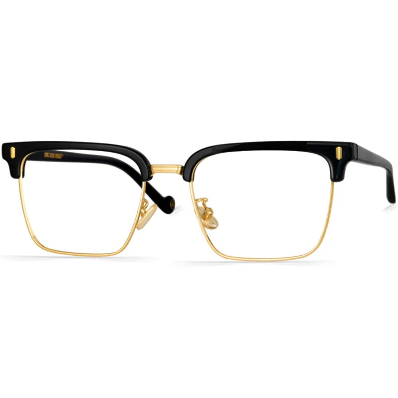 Extra Wide Browline Glasses for Big Face Head Men Extended Fit Acetate Frames 2