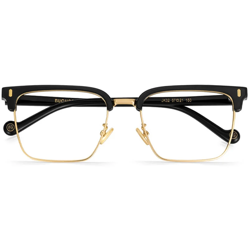 Extra Wide Browline Glasses for Big Face Head Men Extended Fit Acetate Frames 3