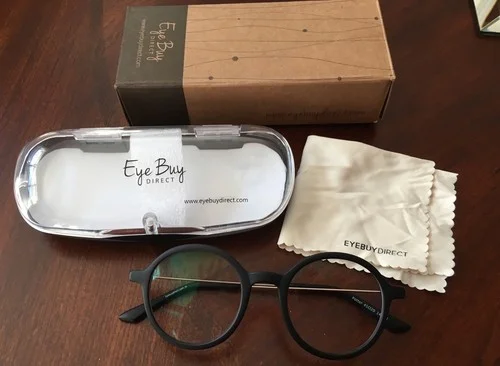 Eye Buy Direct Potter Black RX Designer Eyeglasses Frames 50/18~138