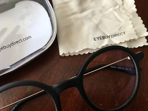 Eye Buy Direct Potter Black RX Designer Eyeglasses Frames 50/18~138 3