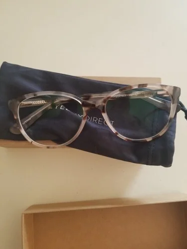 Eye Buy Direct Tortoise Acetate Round EyeGlass Frame ONLY Hepburn M 55-16-140 C2 3