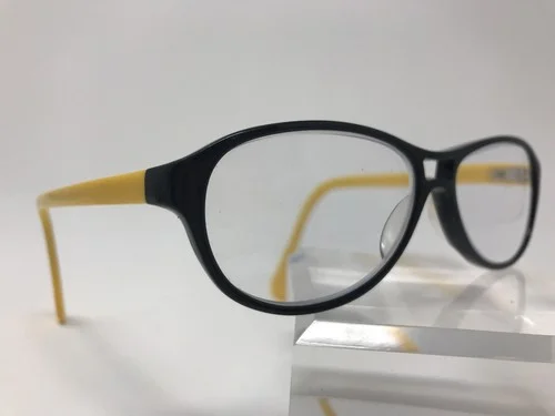 Eye Buy Direct Yellow And Black Eyeglasses FRAMES ONLY glazov 54-15-140 V356