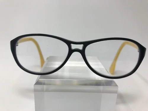 Eye Buy Direct Yellow And Black Eyeglasses FRAMES ONLY glazov 54-15-140 V356 3