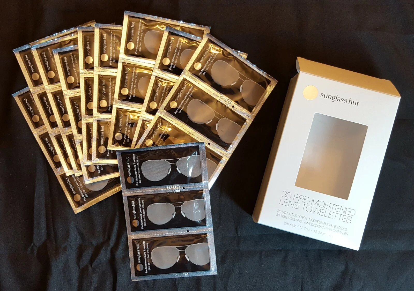 EYE GLASS LENS CLEANER - 90 Cleaning Wipes! - Screen, camera, phone, sun glasses 2