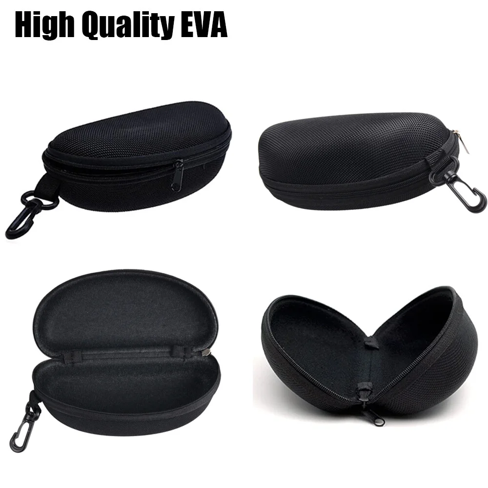 Eye Glasses Case Box Sunglasses Protector Hard Zipper Belt Clip Portable US 2