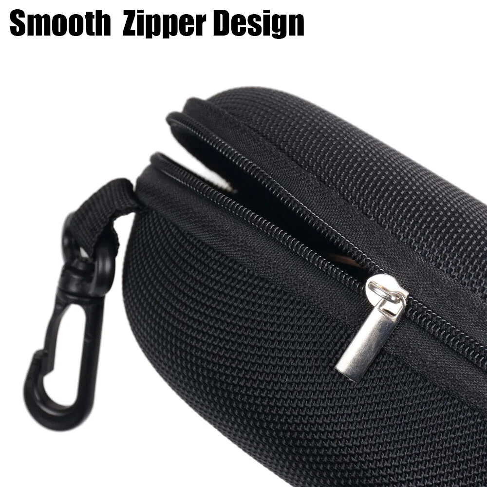 Eye Glasses Case Box Sunglasses Protector Hard Zipper Belt Clip Portable US 4