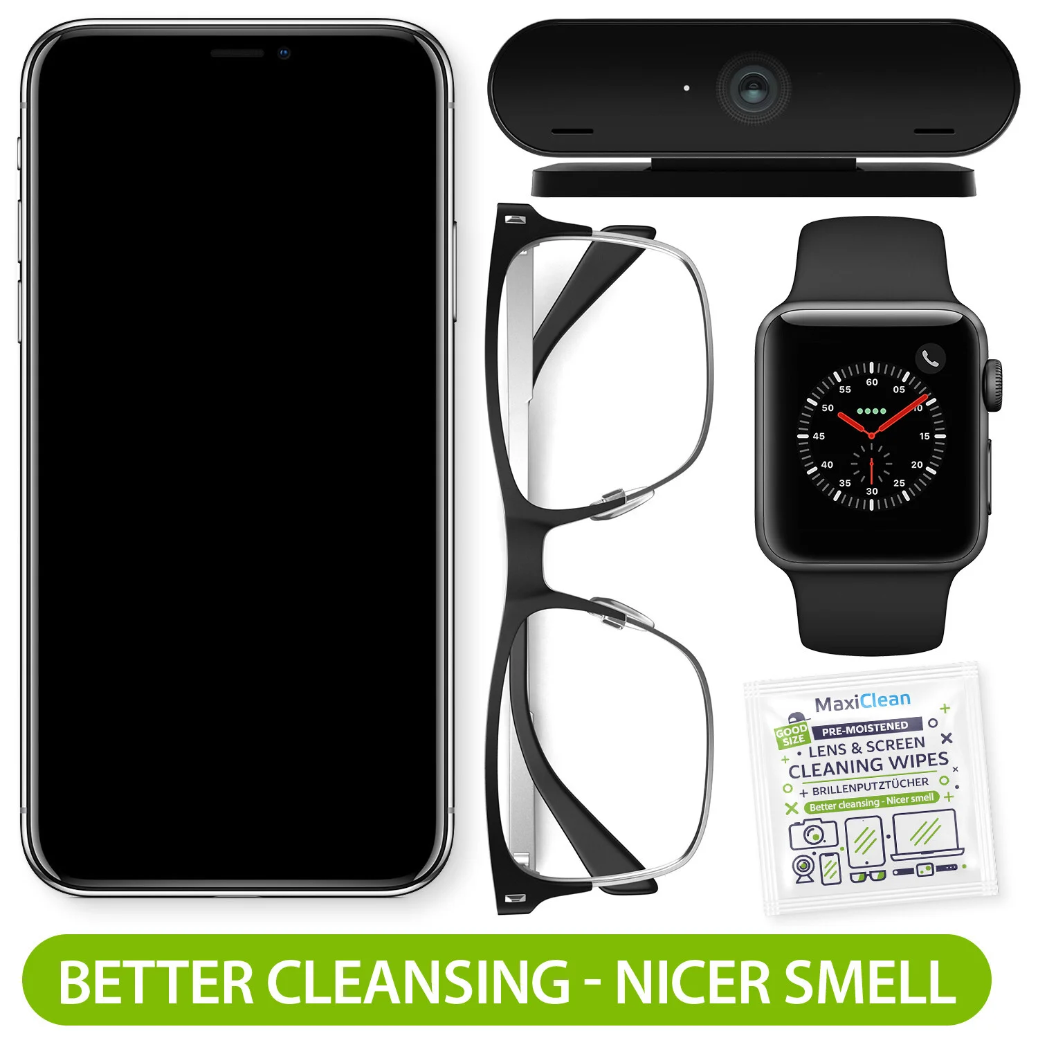 Eye Glasses Wipes Lens Cleaner 440 Individually Wrapped for Phone Camera Screen 3