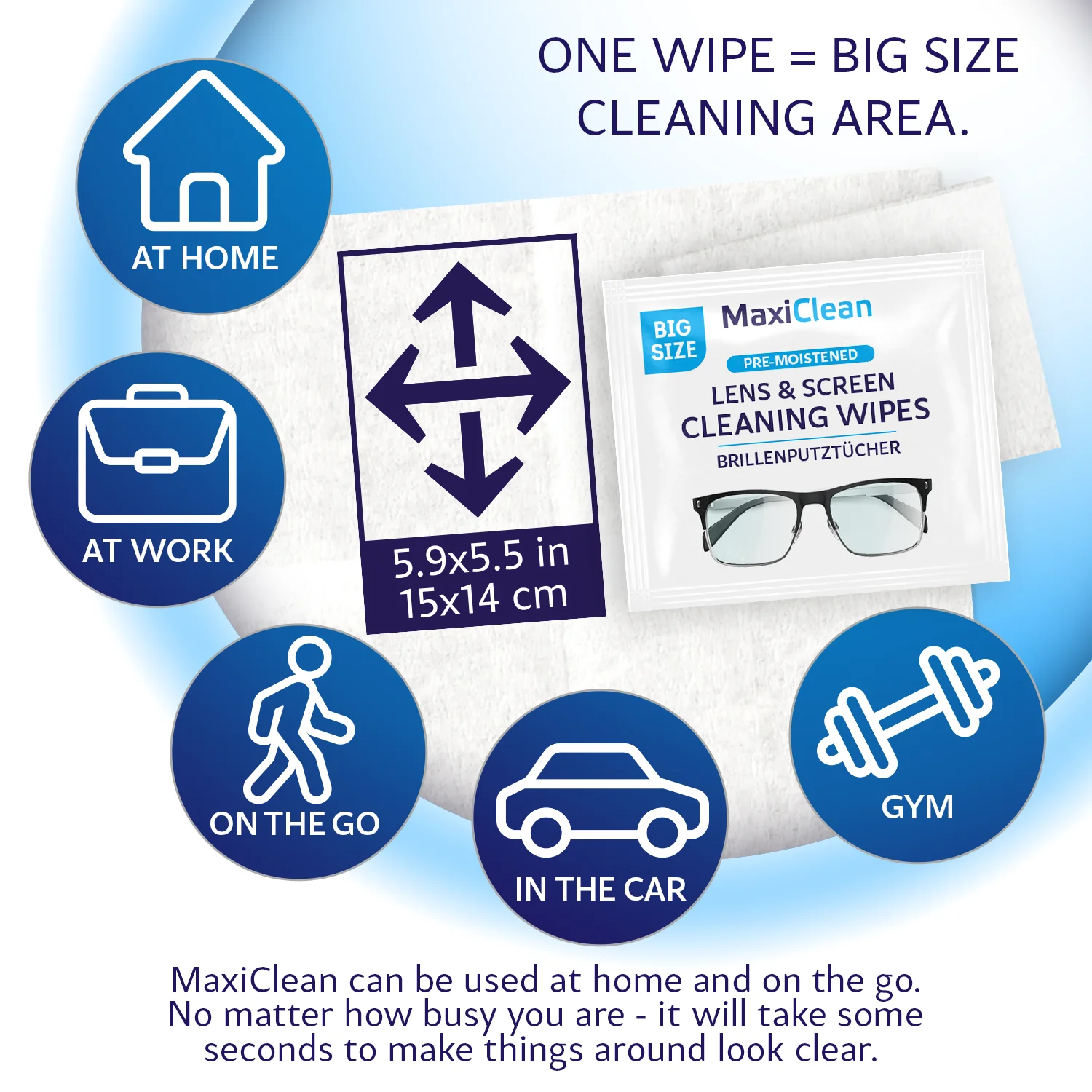 Eye Glasses Wipes Lens Cleaner 600 Individually Wrapped for Phone Camera Screen 4