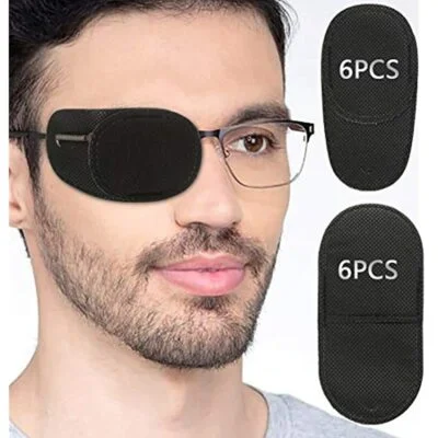 Eye Patches For Adults Kids - VEEJION 12 Piece Glasses Treat Lazy Amblyopia Left