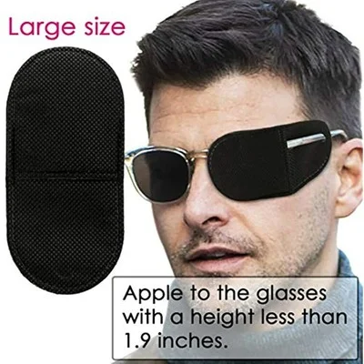 Eye Patches For Adults Kids - VEEJION 12 Piece Glasses Treat Lazy Amblyopia Left 3