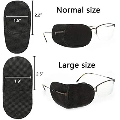 Eye Patches For Adults Kids - VEEJION 12 Piece Glasses Treat Lazy Amblyopia Left 4