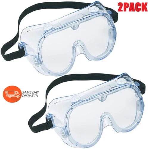 Eye Protection Anti-Fog Anti Scratch Impact Safety Goggles Fit Over Most Glasses 2