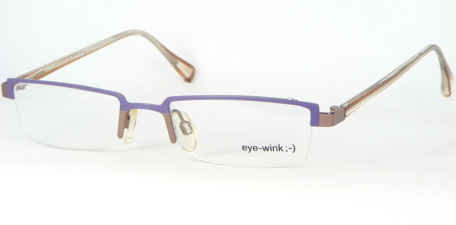 eye-wink by Meitzner 17 5442 VIOLET /LIGHT COPPER EYEGLASSES GLASSES 48-17-140mm
