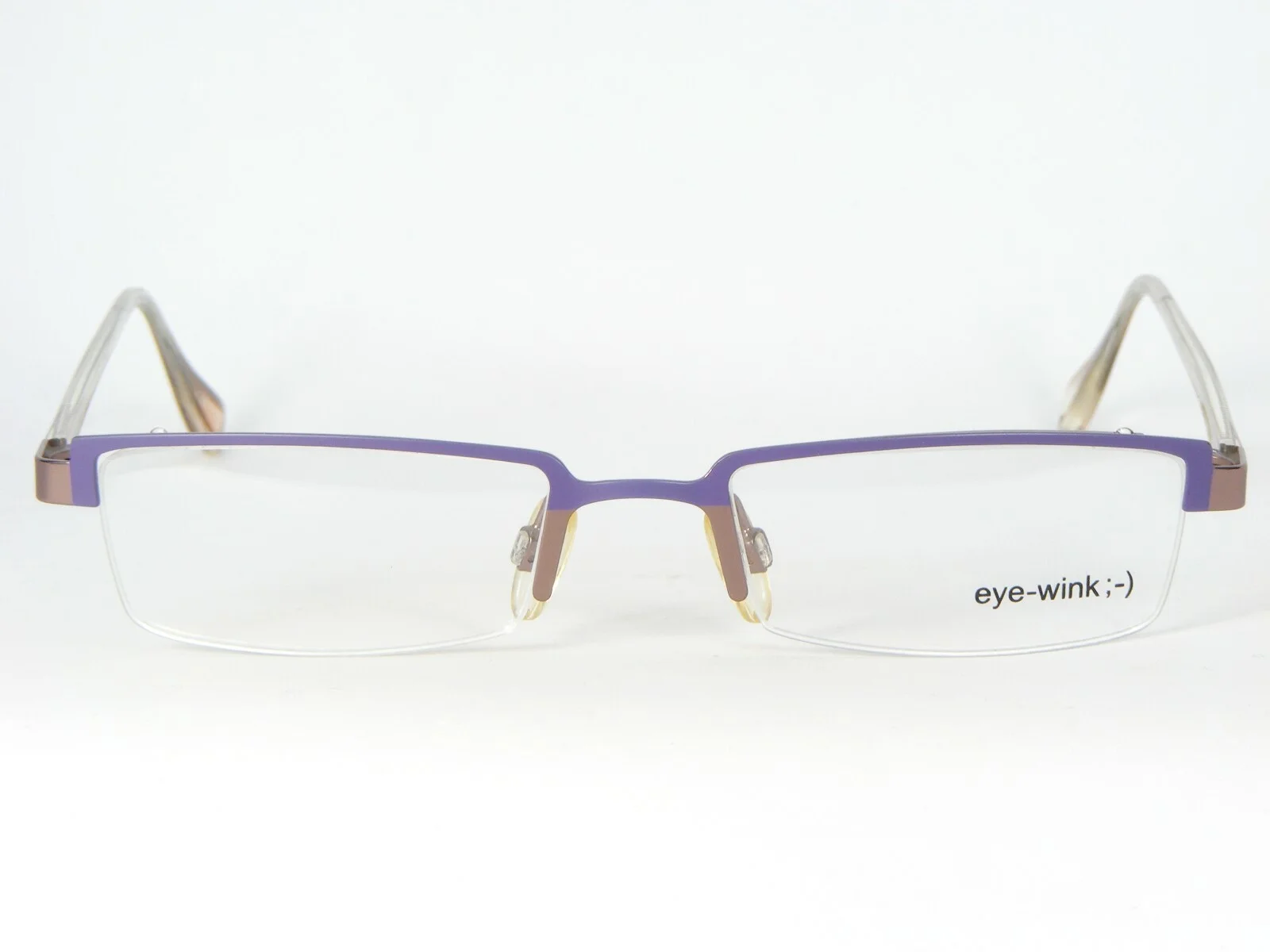 eye-wink by Meitzner 17 5442 VIOLET /LIGHT COPPER EYEGLASSES GLASSES 48-17-140mm 2