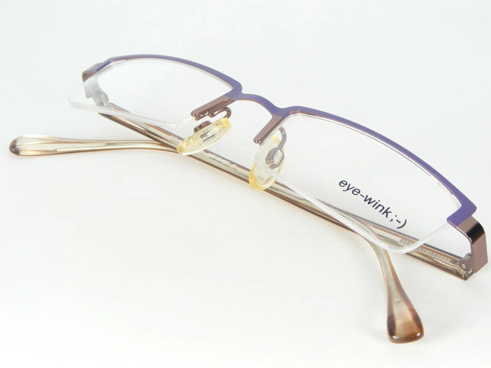 eye-wink by Meitzner 17 5442 VIOLET /LIGHT COPPER EYEGLASSES GLASSES 48-17-140mm 3