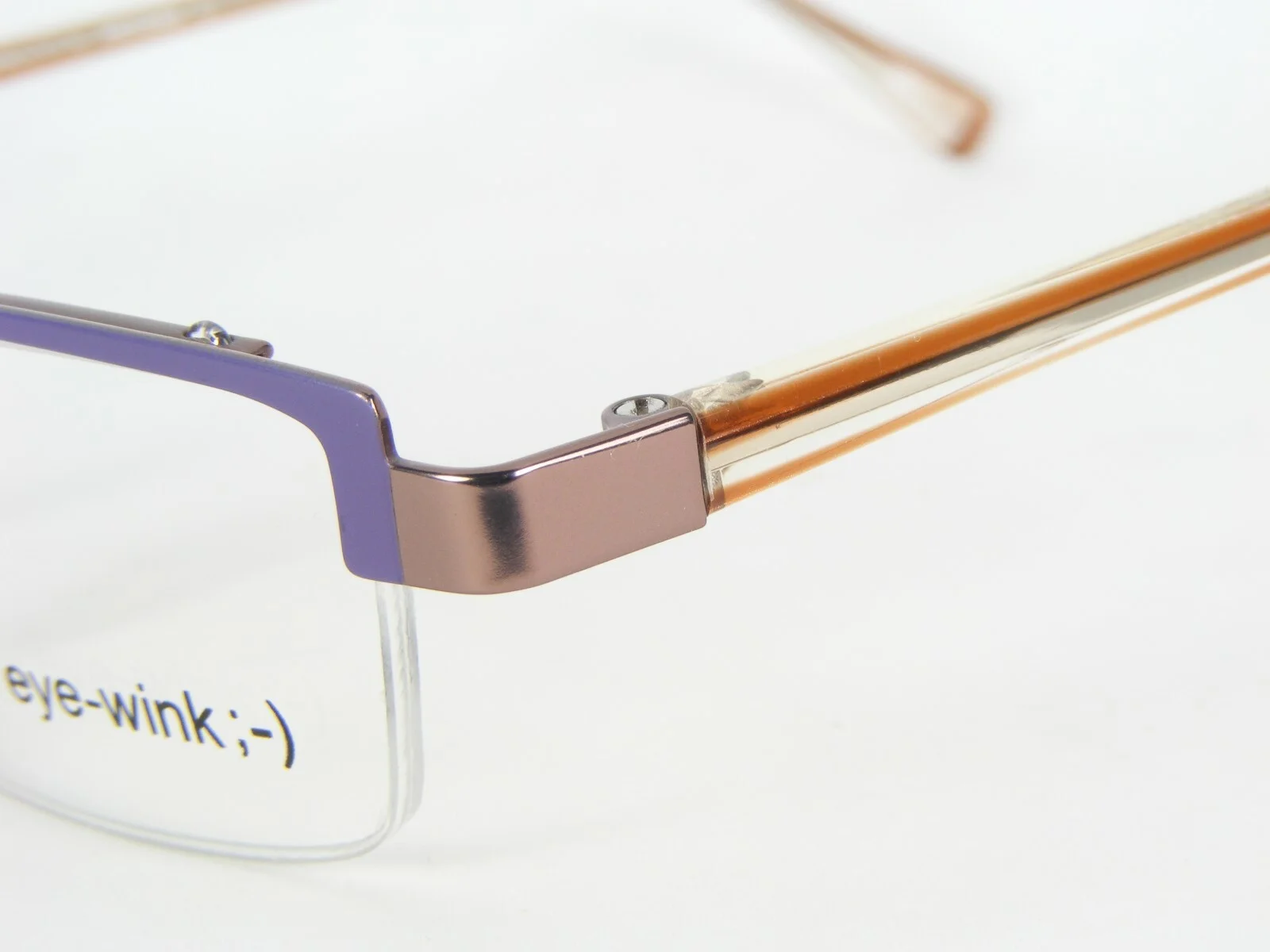 eye-wink by Meitzner 17 5442 VIOLET /LIGHT COPPER EYEGLASSES GLASSES 48-17-140mm 4