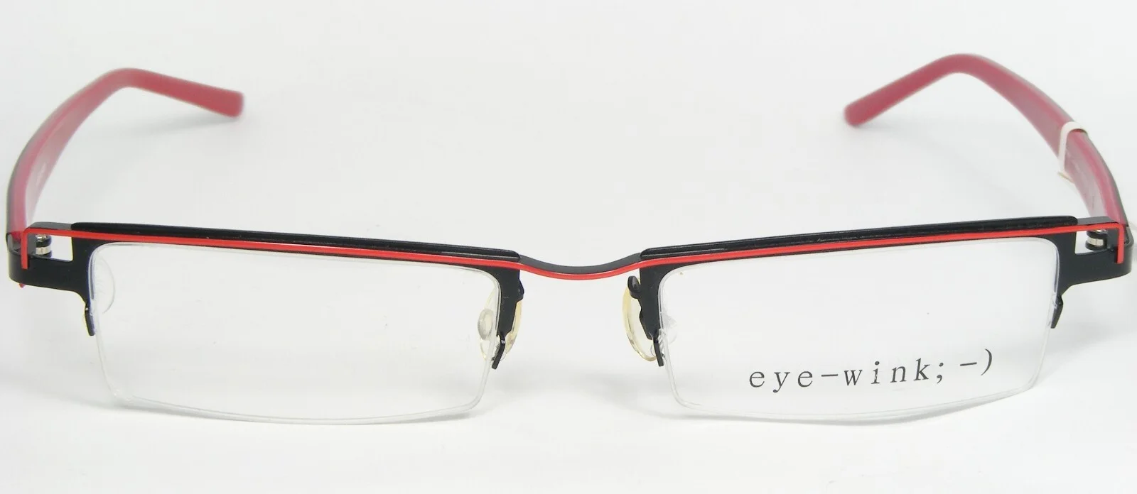 eye-wink by Meitzner 28 5520 RED /BLACK EYEGLASSES GLASSES FRAME 50-19-135mm 2