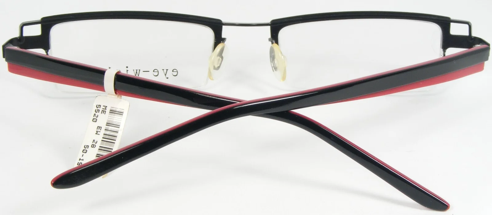 eye-wink by Meitzner 28 5520 RED /BLACK EYEGLASSES GLASSES FRAME 50-19-135mm 3