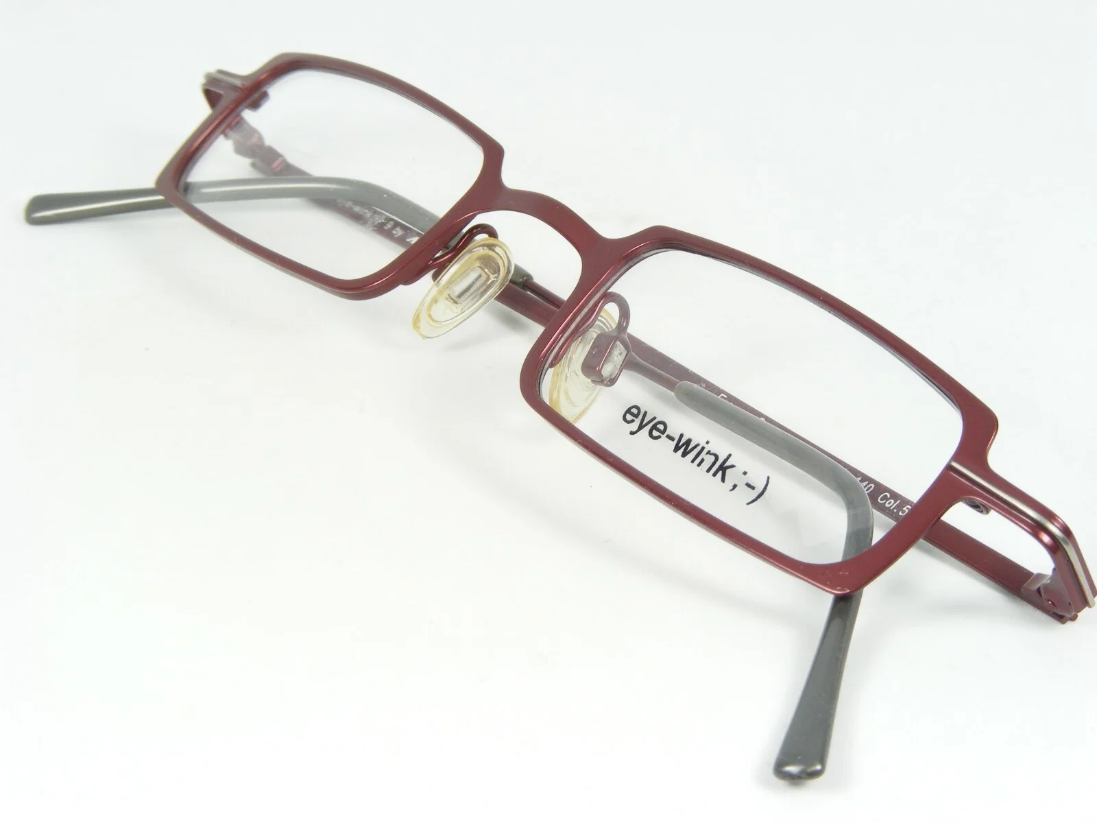 eye-wink by Meitzner 9 5372 BURGUNDY /GREY EYEGLASSES GLASSES FRAME 43-21-140mm 4