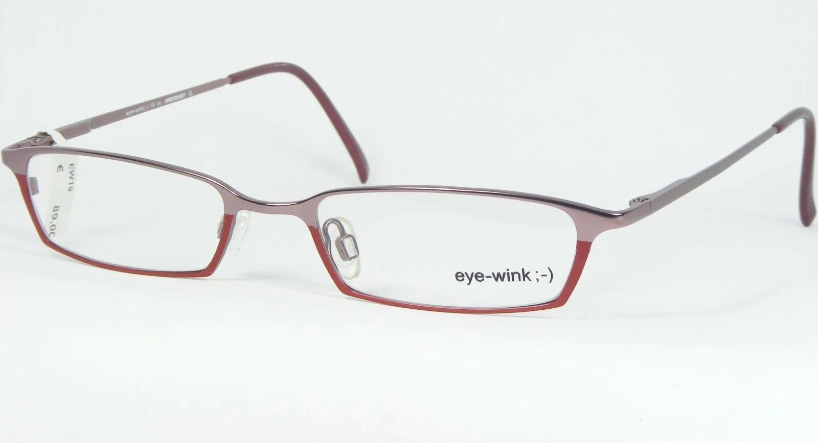 eye-wink by Meitzner Mod 19 5448 LILAC /RED EYEGLASSES GLASSES FRAME 49-18-135mm