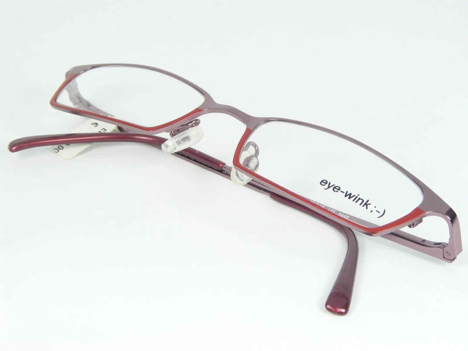 eye-wink by Meitzner Mod 19 5448 LILAC /RED EYEGLASSES GLASSES FRAME 49-18-135mm 4