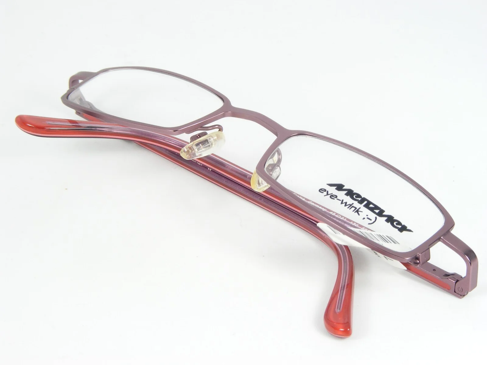 eye-wink by Meitzner Mod 30 5552 LILAC /RED EYEGLASSES GLASSES FRAME 45-21-130mm 4