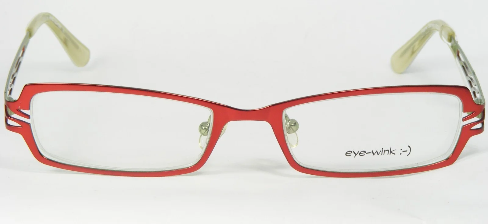 eye-wink by Meitzner Mod 33 5569 RED / GREEN EYEGLASSES FRAME49-18-135mm (NOTES) 2