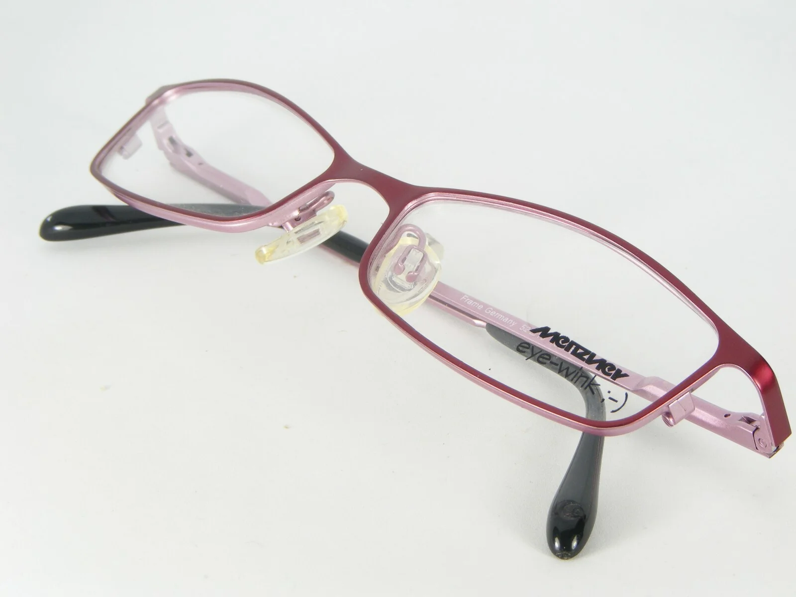eye-wink by Meitzner Mod 49 5745 RED /ROSE EYEGLASSES GLASSES FRAME 52-16-135mm 4