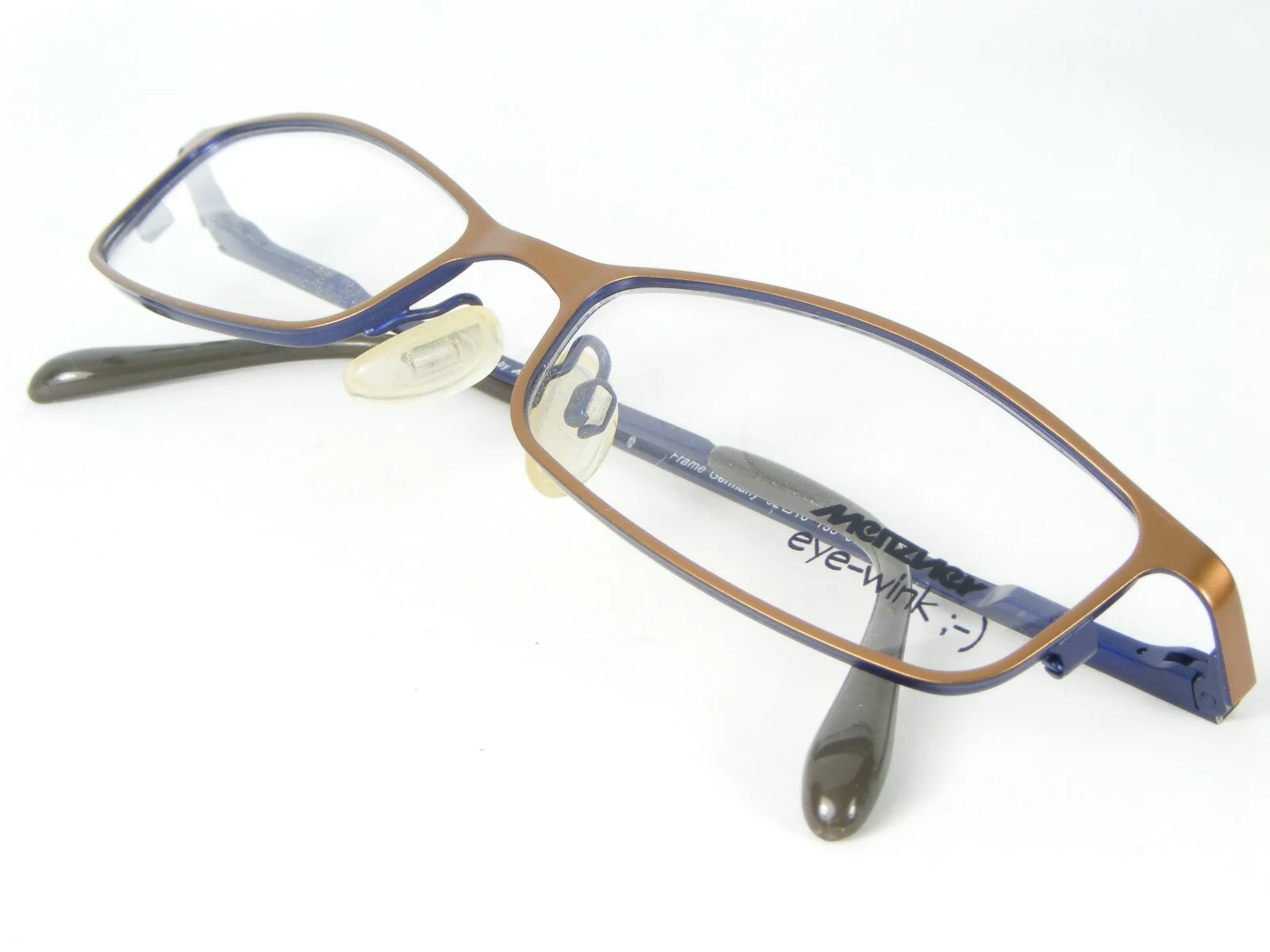 eye-wink by Meitzner Mod 49 Col 5743 BRONZE EYEGLASSES GLASSES FRAME 52-16-135mm 3