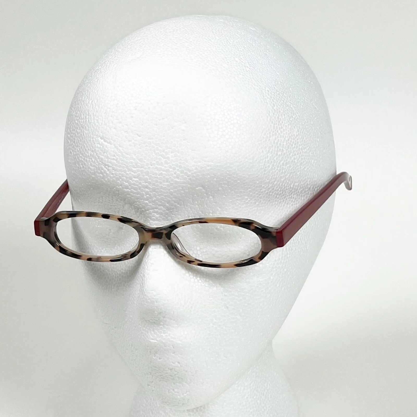 Eyebobs The Skirt 2257 Eyeglasses Frame Brown Tortoise & Red Arm Statement 2