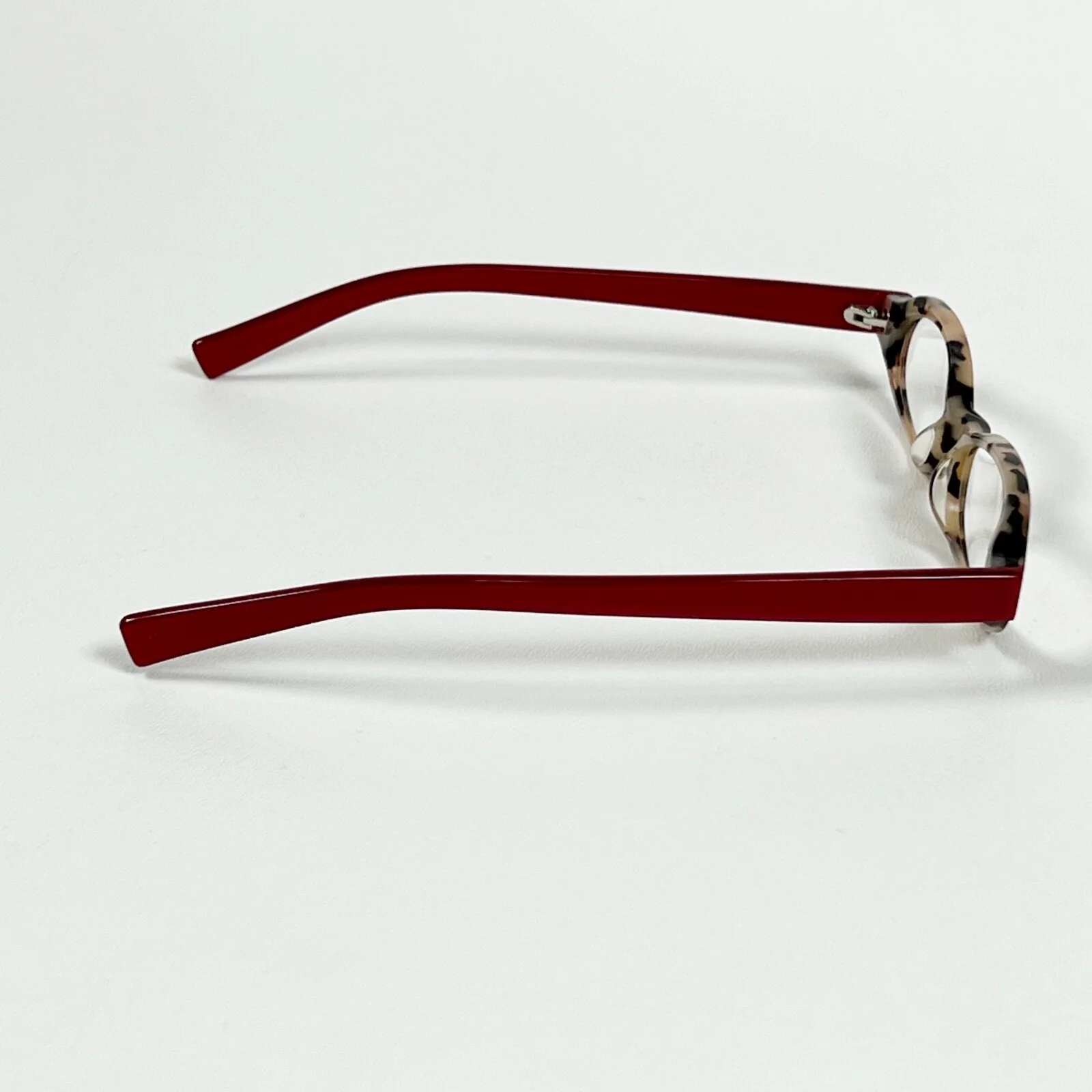 Eyebobs The Skirt 2257 Eyeglasses Frame Brown Tortoise & Red Arm Statement 4