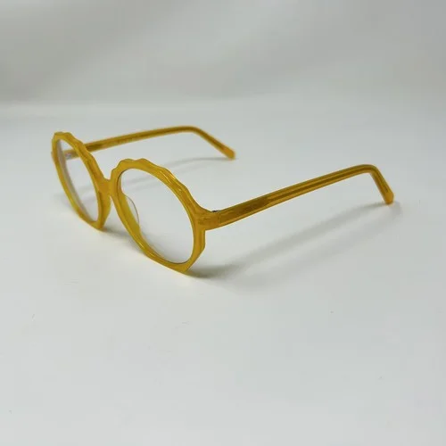 Eyebuy Direct Anemone Eyeglasses Frames Yellow Geometric 3