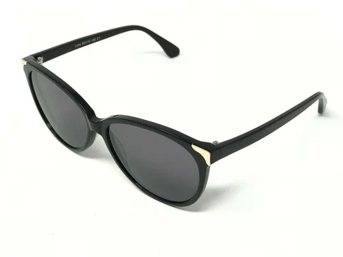 Eyebuy Direct Lima Eyeglasses Frames Shiny Black Gold Accents 60 [] 15 - 140 3