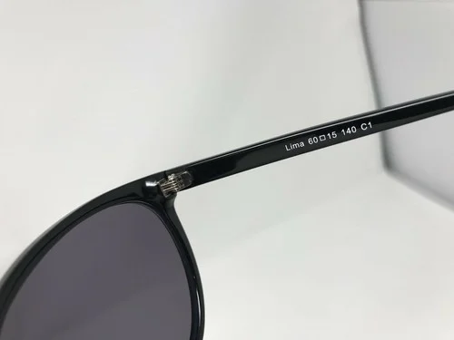 Eyebuy Direct Lima Eyeglasses Frames Shiny Black Gold Accents 60 [] 15 - 140 4