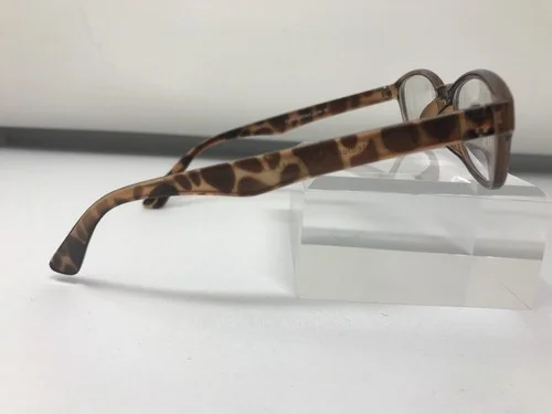 Eyebuy Medford Cheetah Print Brown Plastic Eyeglasses 52-18-143 C175 2