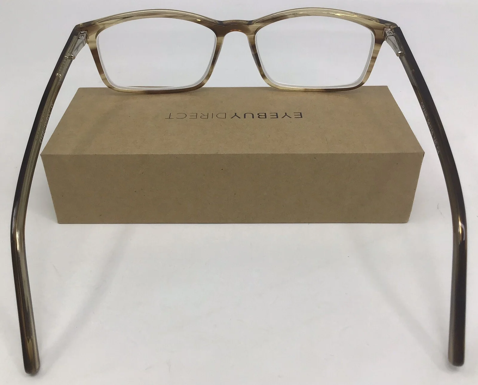 Eyebuydirect Crane 54-16-140 C4 Brown Acetate Eyeglasses SELLING AS FRAMES ONLY 4