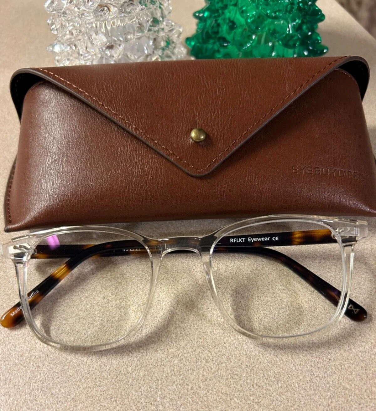 Eyebuydirect Frames Glasses Eyewear 49 21 145 Never Worn Translucent Clear