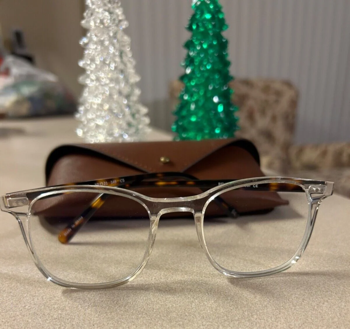 Eyebuydirect Frames Glasses Eyewear 49 21 145 Never Worn Translucent Clear 3